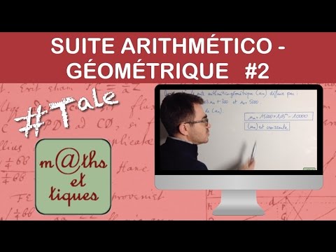 Determine the direction of variation of an arithmetic-geometric sequence - Terminale