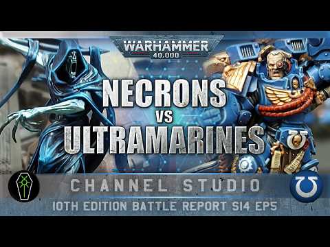Nightbringer Necrons vs Ultramarines Space Marines Warhammer 40K Battle Report 10th Edition 2000pts