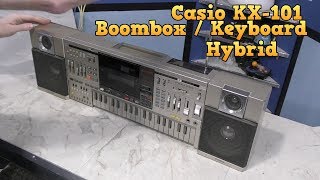 Video thumbnail for Casio KX-101 Bizarre Boombox/Keyboard hybrid by 8-Bit Keys