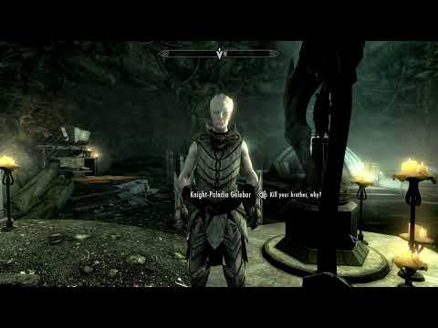 "Knight Paladin Gelebor" - The Great Chantry Of Auriel | Skyrim Special Edition