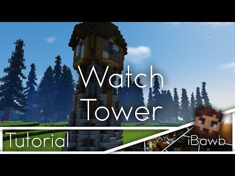 Medieval Watch Tower /w Tutorial Minecraft Map