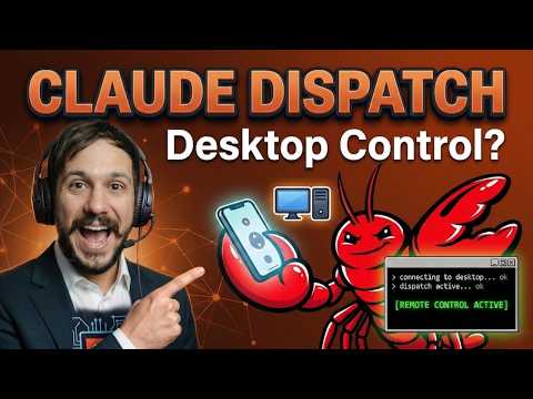 Claude (Dispatch Setup) - How to Control Your Desktop from Your Phone