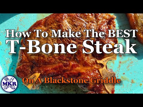 How To Make The BEST T-Bone Steak On A Blackstone Griddle