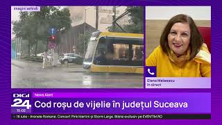Cod roșu de furtună în Suceava. Meteorologii anunță că, după valul de ploi, vremea se răcește brusc