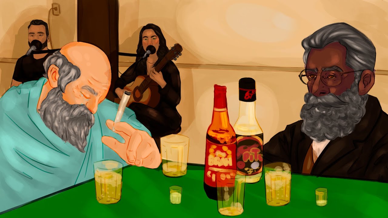 Platão e Machado de Assis tomando uma no bar (Podcast Filosofia a dois T03:E01)