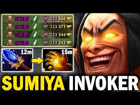 SUMIYA INVOKER vs DAZZLE MID IMMORTAL RANK | EZ 12 MIN AGHNIM'S SCEPTER - DOTA 2 INVOKER 7.20D