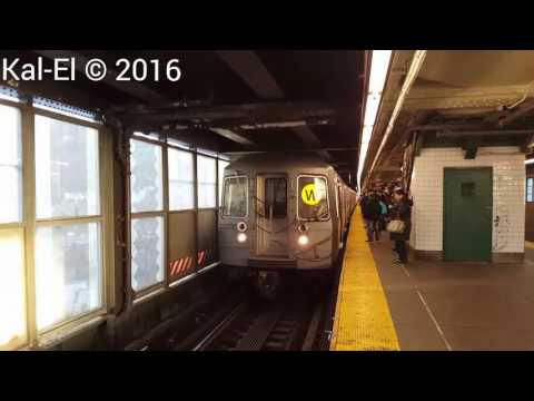 *RARE* NYC Subway: 1988-89 Kawasaki R68A on a Whitehall bound 🅦 train