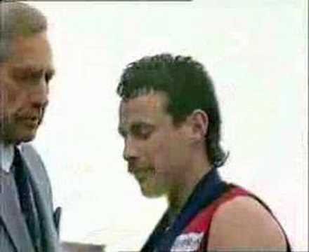 VFL 1985 Grand Final medal presentation to Essendon