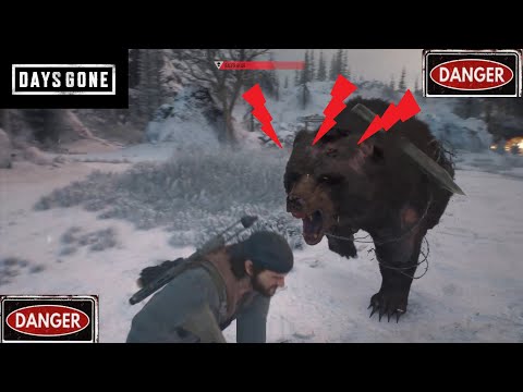 Days Gone: How to easily kill THE rager bear. (4K, 60 FPS)