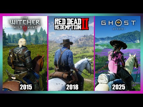 Ghost of Yotei vs RDR2 vs The Witcher 3 | Ultimate Comparison