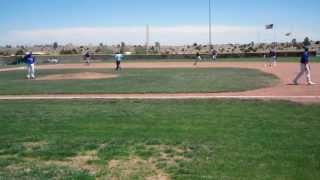 preview picture of video 'Sam DiMatteo hits homerun to left @ Las Vegas'