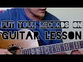Put Your Records On - Guitar Tutorial Lesson