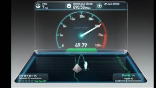 Suddenlink 1GbsTest