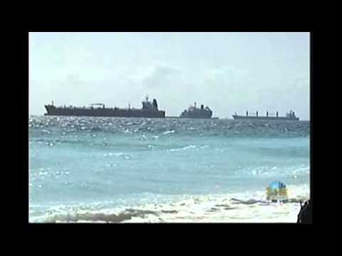 ZNS News Story - Backup of Ships & Tankers off Hepburn Town, EMR, Grand Bahama