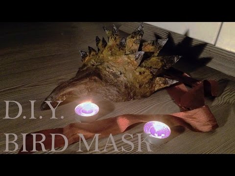 D.I.Y Halloween Bird Mask