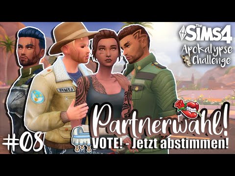 PARTNER ELECTION! You can vote! ❤️😏│Let's Play: The Sims 4 Apocalypse Challenge #08