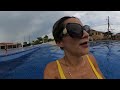 GoPro MAX Latina Bikini In Pool Try Underwater