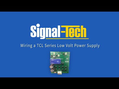 Wiring a TCL Series Low Volt Power Supply