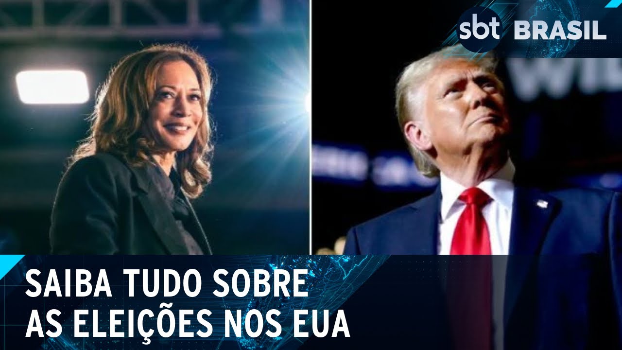 Eleições nos EUA acontecem nesta terça (5); veja o que você precisa saber | SBT Brasil (05/11/24)