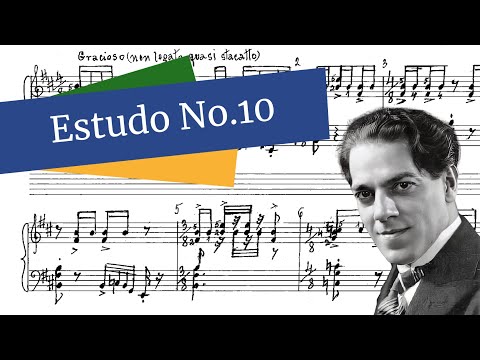 Villa-Lobos/Brandão - Estudo No.10 (Lucia Barrenechea, piano) (1ª gravação mundial)