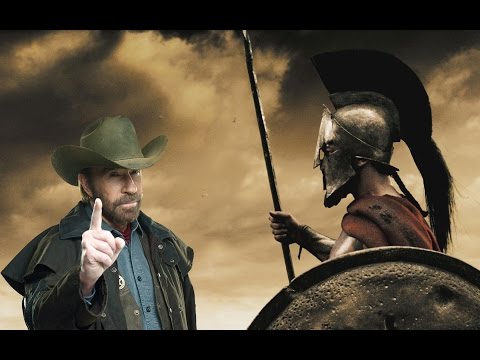 Ultimate Epic Battle Simulator - Chuck Norris VS 300 Spartans