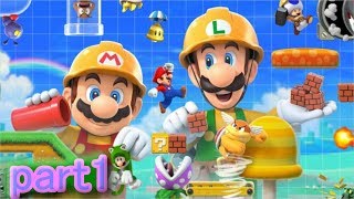 マリオメーカー2　part1　とりあえずやってみた