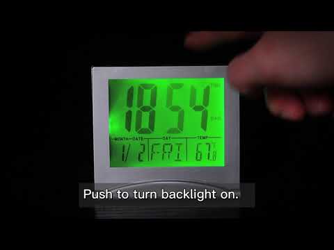 Betus Travel Alarm Clock with Backlit - Introduction