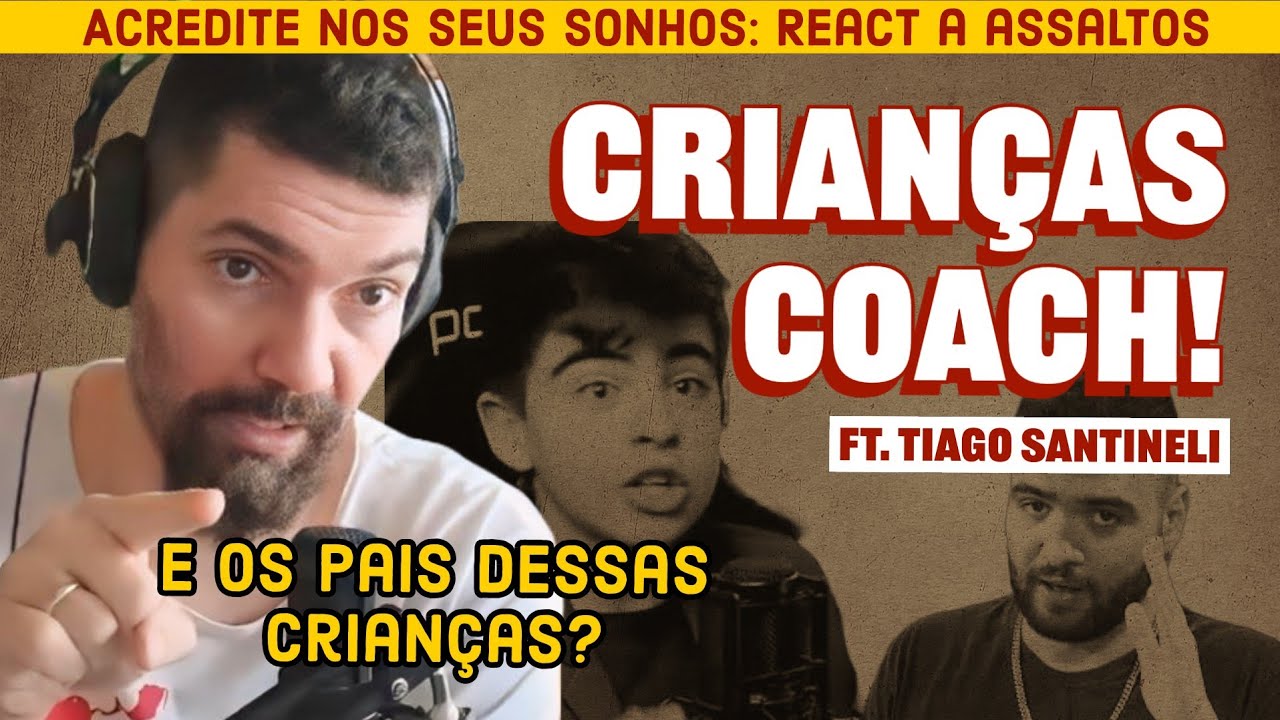 Tiago SANTINELI, as pequenas CRIANÇAS COACH e suas imensas PROMESSAS VAZIAS! | João Carvalho reage