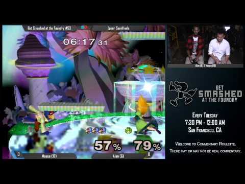Get Smashed at the Foundry #52 - Loser Semis: Moose (Falco) vs Alan (Peach)