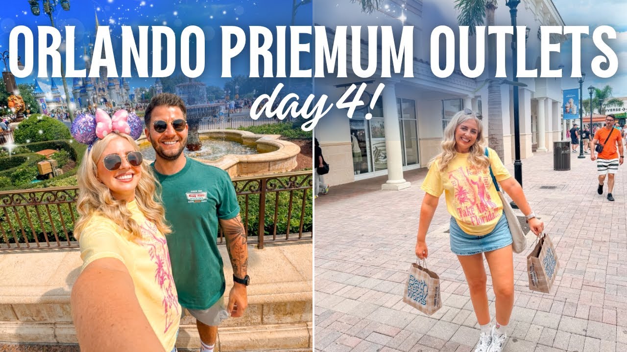 DISNEY WORLD VLOG! ✨ DAY 4 | Magic Kingdom, Beak & Barrel 🦜, Premium Outlet Shopping 🛍️ & Fantasmic!