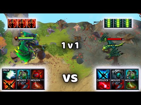 Dragon knight (lvl 6 poison) vs viper (poison) | 1v1 who wins??