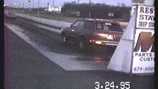 Donnie Mink - Cadillac 425ci powered Malibu Wagon on nitrous