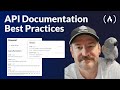 API Documentation Best Practices Full Course