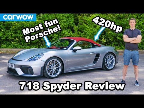 Porsche Boxster Spyder review - see why it’s the most fun Porsche EVER!