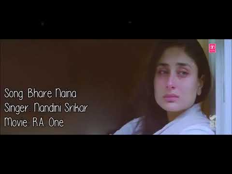 "Bhare Naina" With Lyrics | Ra One | ShahRukh Khan, Kareena Kapoor