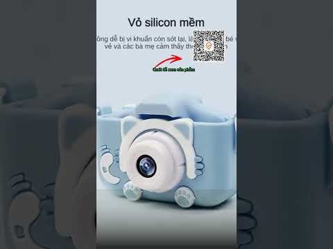 -CLUBLU- Máy Ảnh Kỹ Thuật Số Mini Mèo Camera-007 Cute Có Thể Sạc Lại Chống Sốc Cao Cấp Cho Bé