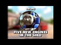 Five New Engines In The Shed Stems