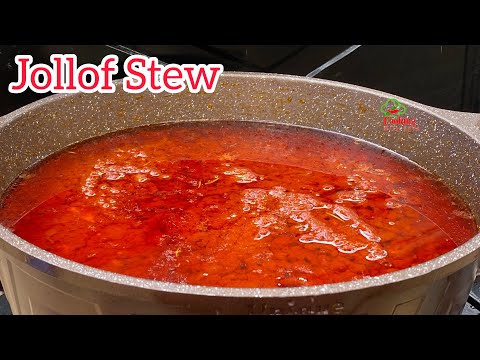 Let’s Make The Easiest Jollof Stew Recipe Ever | How To Make Ghana Jollof Stew Recipe