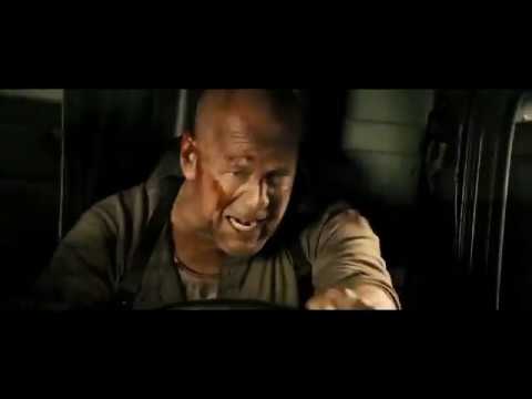 die hard 4 fighter jet scene part 2 - Live Free or Die Hard