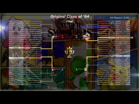 Super Smash Bros Ultimate Online Tourney Original Class Of 64