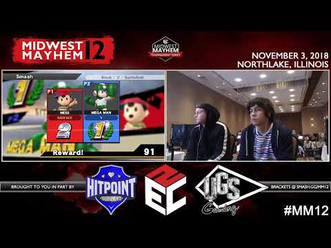 Midwest Mayhem 12 LOSERS TOP 8 QUALIFIER - AR | BestNess (Ness) vs dB | yeti (Mega Man)