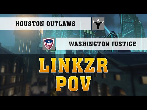LINKZR ASHE POV ● Houston Outlaws Vs Washington Justice ● Week 24 ● OWL Pov