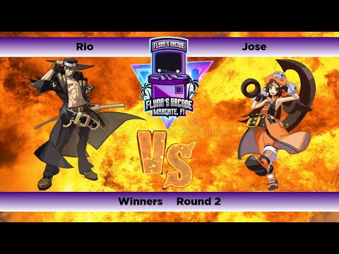 Flynn's Arcade 058 Winners Round 2 - Rio (Johnny) Vs Jose (May) Guilty Gear Xrd Rev