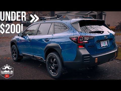 Malone AirFlow2 Crossbars on my Subaru Outback Wilderness!