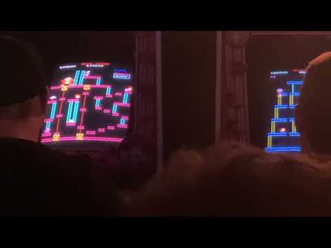 UK Kong Off Pinge hjo level 21 finish 835400 points Donkey Kong at Arcade Club Bury