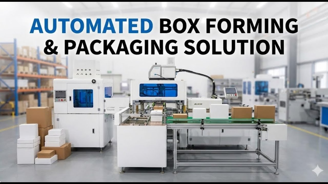 Fully Automatic Box Assembly Machine video thumbnail
