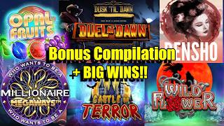 Bonus Compilation + Random Slot Wheel + BIG WINS!! Desert Temple, Opal Fruits, & So Much More