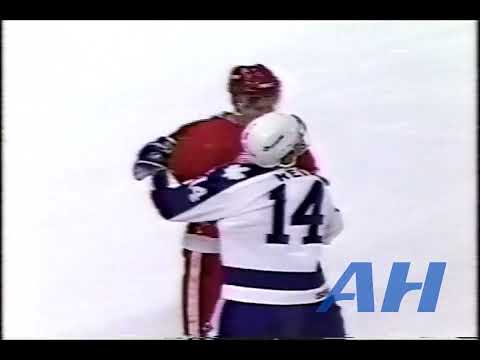 NHL Dec. 27, 1989 Toronto Maple Leafs v Detroit Red Wings (melee) Rob Ramage v Kevin McClelland