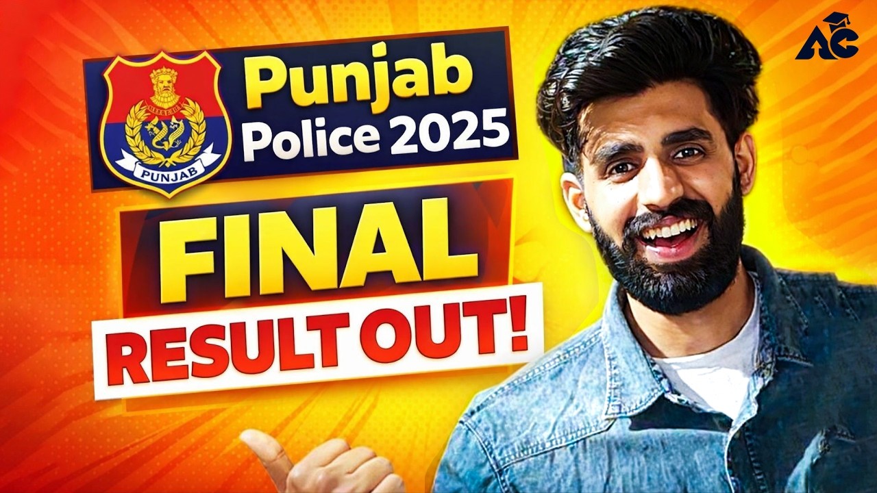Punjab Police Constable 2025 Final Result Out | Full Details By Shobhit Sir