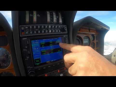 How to check the wind using Garmin 530/430 in flight(EASY!)